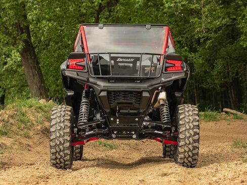 حاوية سرير فولاذية شديدة التحمل SuperATV متوافقة مع Kawasaki Teryx KRX 1000 UTV: 2020+ - سهلة التركيب، الأجهزة متضمنة - ملاءمة مضمونة 100% in Kuwait