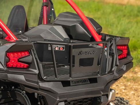 حاوية سرير فولاذية شديدة التحمل SuperATV متوافقة مع Kawasaki Teryx KRX 1000 UTV: 2020+ - سهلة التركيب، الأجهزة متضمنة - ملاءمة مضمونة 100% in Kuwait