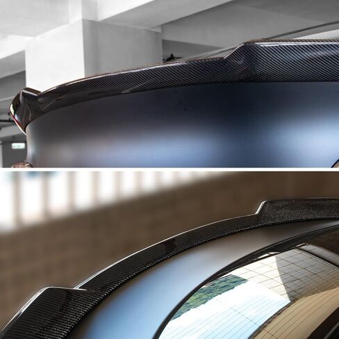AeroBon Real Carbon Fiber Trunk Spoiler Compatible with 2020-2024 Tesla Model Y Spoiler (H Style) in Kuwait