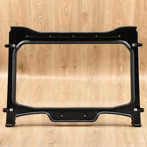 HECASA Vented Full Glass Windshield Compatible with Polaris 2018-2020 RZR XP Turbo S, 2019-2020 RZR XP 4 Turbo S Clear Glass Windscreen Black Powder Coated Aluminum in Saudi Arabia
