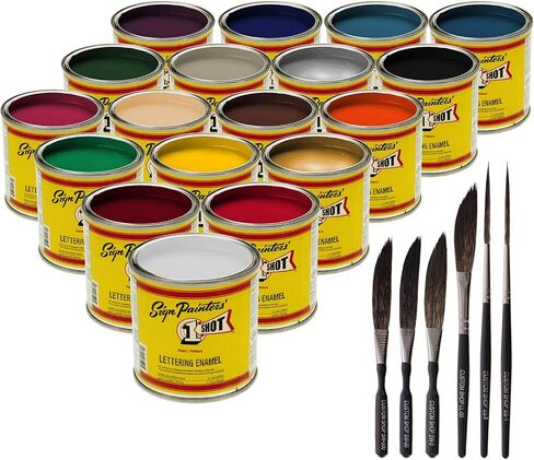 One-Shot 1 Lettering/Pinstripe/Striping Paint 18 Colors in Saudi Arabia