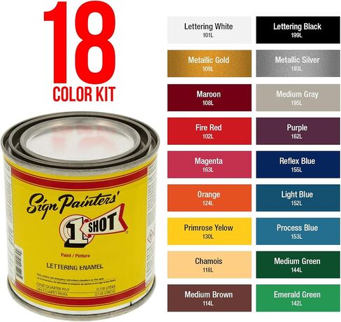 One-Shot 1 Lettering/Pinstripe/Striping Paint 18 Colors in Saudi Arabia