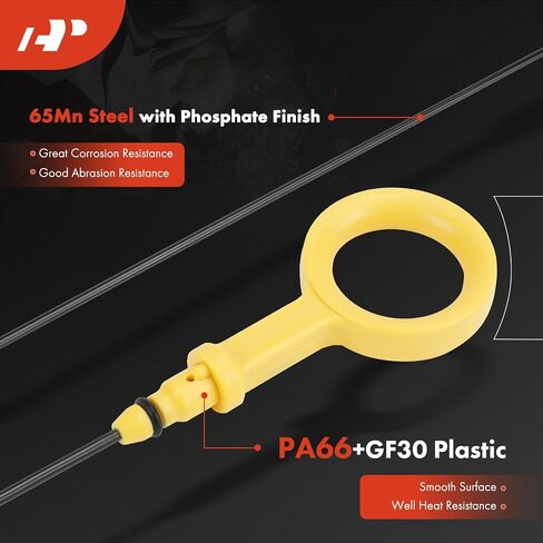 A-Premium 3.0L 6 Cyl Engine Oil Dipstick Compatible with Audi Q7 2008-2016 & Volkswagen Touareg 2011-2018, Engine Oil Measuring Rod Dip Stick in Saudi Arabia
