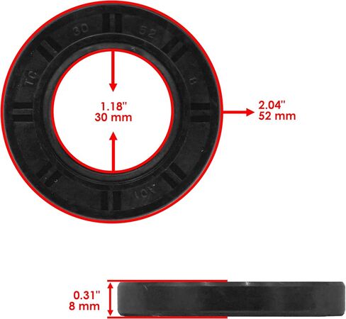 الأختام التفاضلية الخلفية كالتريك متوافقة مع Can-Am Traxter HD5 2017-2021 / Renegade 570 850 2018-2022 705501556 in Kuwait