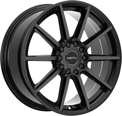Motiv 431B 16x7.5 5x100/5x4.5 بوصة +40 ملم حافة عجلة سوداء لامعة مقاس 16 بوصة in Saudi Arabia
