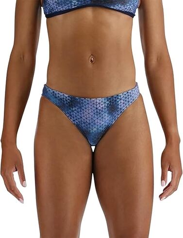 TYR Women's Durafast Elite Classic Bikini Swimsuit Bottom, Blue Ice, Medium in Saudi Arabia