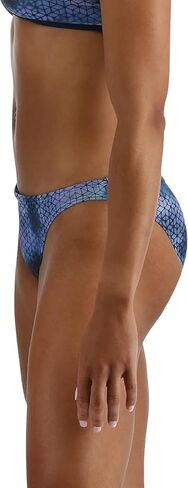 TYR Women's Durafast Elite Classic Bikini Swimsuit Bottom, Blue Ice, Medium in Saudi Arabia