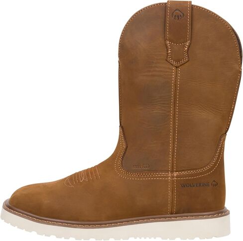 Wolverine Mens Bronc Wedge Pull-on Steel-Toe Work Wellington in Saudi Arabia