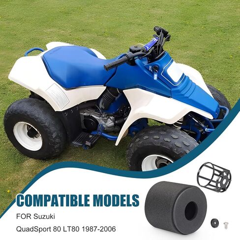 فلتر الهواء وحامل القفص متوافق مع سوزوكي كواد سبورت 80 LT80 1987-2006 13791-40B00 13780-40B00 13784-40B00 in Saudi Arabia