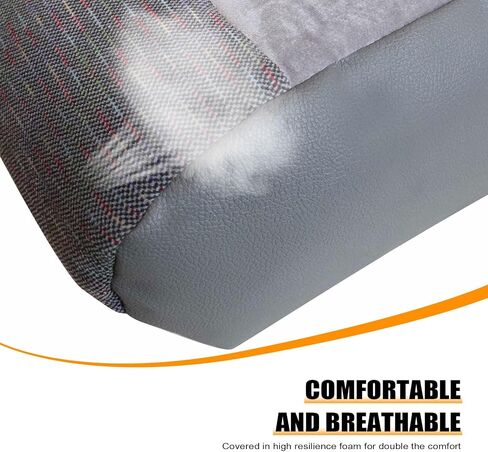 NLQR Front Passenger Side Bottom Cloth Seat Cover Replacement Compatible with Dodge Ram 1500 2500 3500 1994 1995 1996 1997 Medium Quartz Gray #D5 or C3 in Saudi Arabia