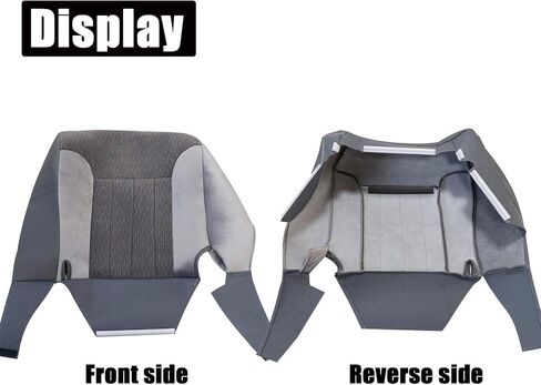 NLQR Front Passenger Side Bottom Cloth Seat Cover Replacement Compatible with Dodge Ram 1500 2500 3500 1994 1995 1996 1997 Medium Quartz Gray #D5 or C3 in Saudi Arabia