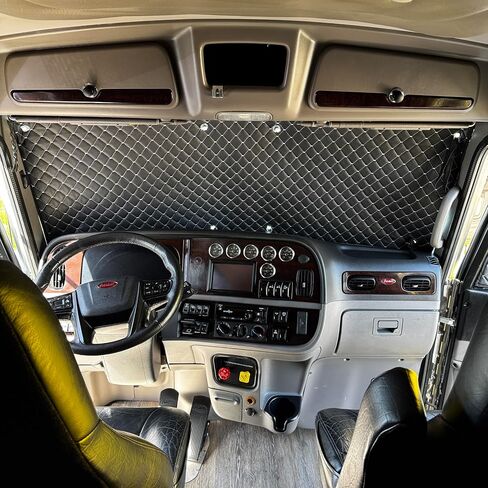 Sun Shield 3-Layer Insulated Blackout Window Cover FITS Peterbilt 386 388 389 in Saudi Arabia