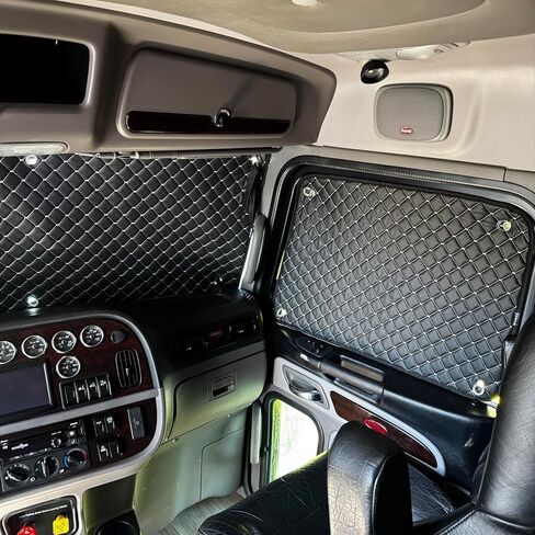 Sun Shield 3-Layer Insulated Blackout Window Cover FITS Peterbilt 386 388 389 in Saudi Arabia