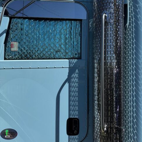 Sun Shield 3-Layer Insulated Blackout Window Cover FITS Peterbilt 386 388 389 in Saudi Arabia