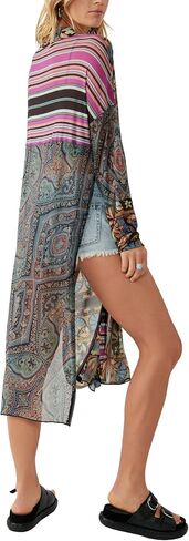 Free People Naomi Maxi Black Combo XS (Women's 0-2) in Saudi Arabia