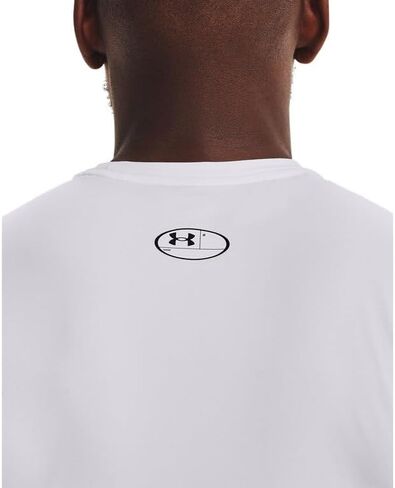 Under Armour Men's Armour HeatGear Compression Sleeveless T-Shirt, (475) Carolina Blue / / White, Medium in Saudi Arabia