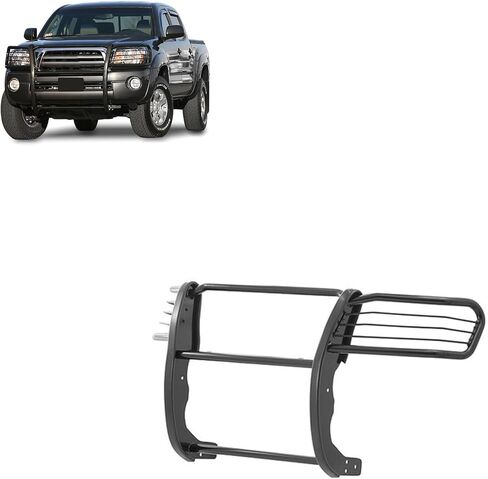 Black Horse Grille Brush Bumper Guard Modular Black Compatible with 2005-2015 Toyota Tacoma-17A096400MA in Saudi Arabia