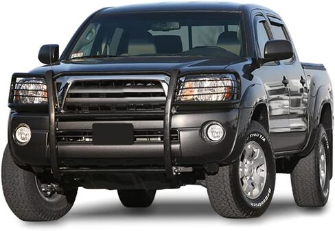 Black Horse Grille Brush Bumper Guard Modular Black Compatible with 2005-2015 Toyota Tacoma-17A096400MA in Saudi Arabia