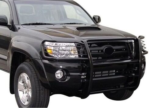Black Horse Grille Brush Bumper Guard Modular Black Compatible with 2005-2015 Toyota Tacoma-17A096400MA in Saudi Arabia