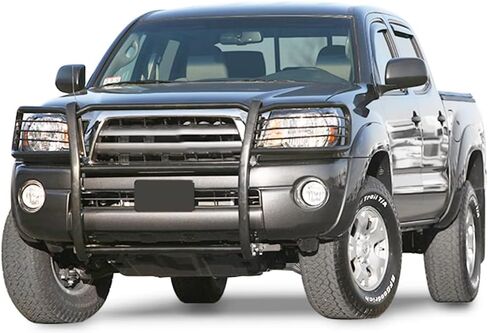 Black Horse Grille Brush Bumper Guard Modular Black Compatible with 2005-2015 Toyota Tacoma-17A096400MA in Saudi Arabia
