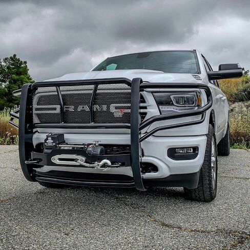 Westin 57-93975 HDX 1-Piece Winch Mount Grille Guard fits 2019-2025 Ram 1500 (Exc 1500 2019-2024 Classic) (Exc Rebel, Warlock & TRX) in Saudi Arabia