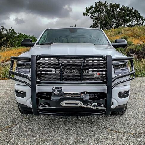 Westin 57-93975 HDX 1-Piece Winch Mount Grille Guard fits 2019-2025 Ram 1500 (Exc 1500 2019-2024 Classic) (Exc Rebel, Warlock & TRX) in Saudi Arabia