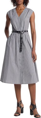 Michael Kors Womens Cotton Poplin Midi Dress in Saudi Arabia