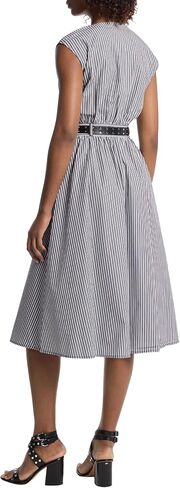 Michael Kors Womens Cotton Poplin Midi Dress in Saudi Arabia
