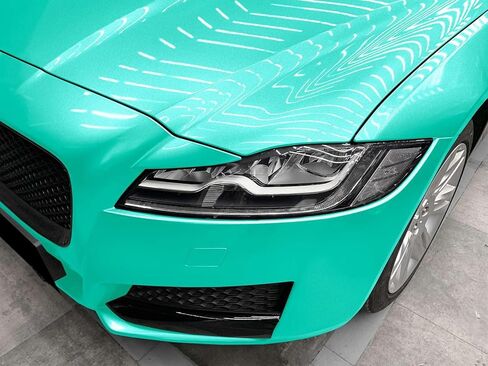 1FTx5FT PET Super Gloss Metallic Teal High Glossy Vinyl Wrap Auto Car Sticker Decal Film Sheet Bubble Free Air Release Technology with Tool Set in Saudi Arabia