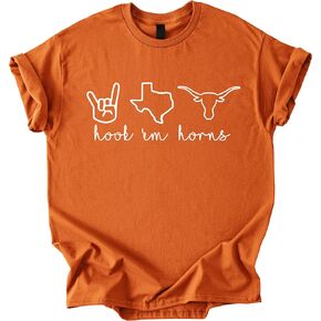 قميص Hook Em Horns، قميص تكساس، قميص تكساس متعدد الألوان in Kuwait