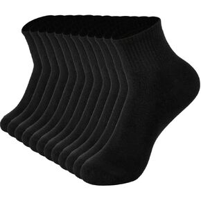 Ndoobiy 6 Pairs White Ankle Socks Womens Socks Cotton Soft Breathable Athletic Socks in Saudi Arabia