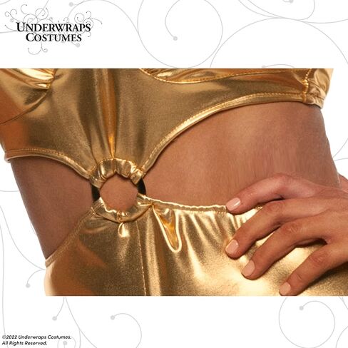 UNDERWRAPS حللا ديسكو معدنية مثيرة - حللا ديسكو مفتوحة للنساء in Saudi Arabia
