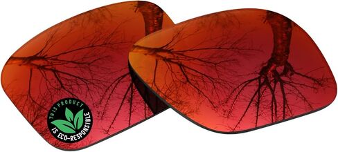 Raydi Polycarbonate Replacement Lenses & Nosepads for Oakley Turbine OO9263 Rectangular Sunglasses in Kuwait