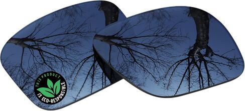 Raydi Polycarbonate Replacement Lenses & Nosepads for Oakley Turbine OO9263 Rectangular Sunglasses in Kuwait