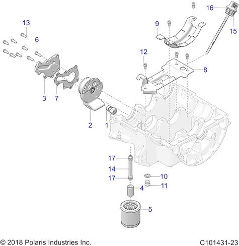 عصا قياس تعبئة الزيت Polaris ATV، قطعة OEM الأصلية 2521028، الكمية 1 in Saudi Arabia