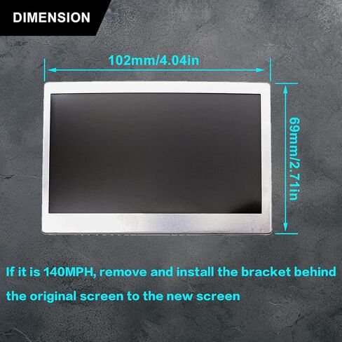 SecosAutoparts LCD Display Color Screen Compatible with Ford Focus 2014 2015 2016 Compatible with Ford Escape 2013 2014 2015 2016# LQ042T5DZ11 LQ042T5DZ13A 150 MPH Speedometer Instrument in Saudi Arabia