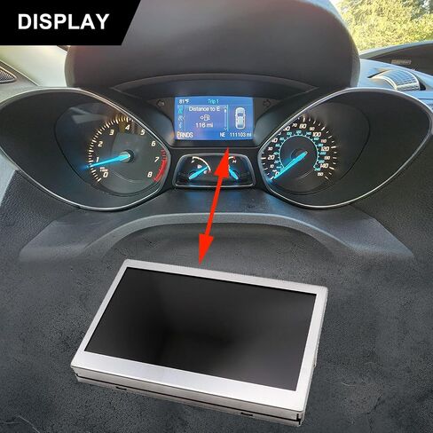 SecosAutoparts LCD Display Color Screen Compatible with Ford Focus 2014 2015 2016 Compatible with Ford Escape 2013 2014 2015 2016# LQ042T5DZ11 LQ042T5DZ13A 150 MPH Speedometer Instrument in Saudi Arabia