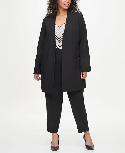 Calvin Klein Women's Open Front Wear to Work Suits Blazer in Saudi Arabia