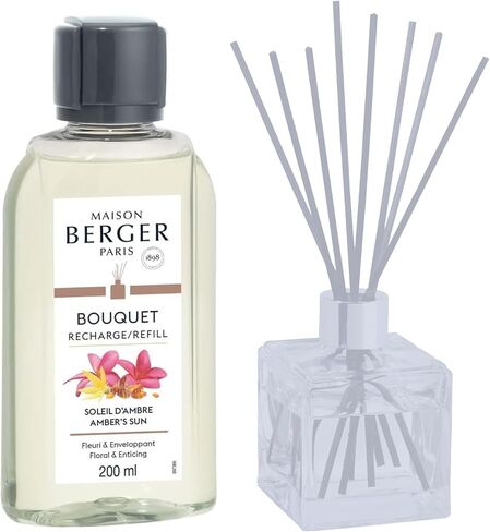 MAISON BERGER 106033 Vanilla Gourmet Diffuser Refill, Clear in Kuwait