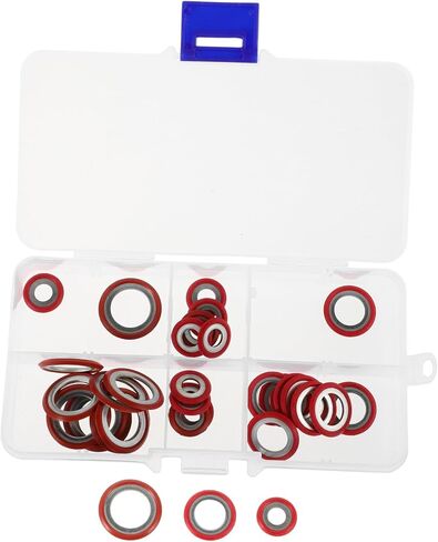 Sealing Washers for Air Conditioning Repair 30-Piece Kit of Car Gasket Heat Resistant Design in Saudi Arabia