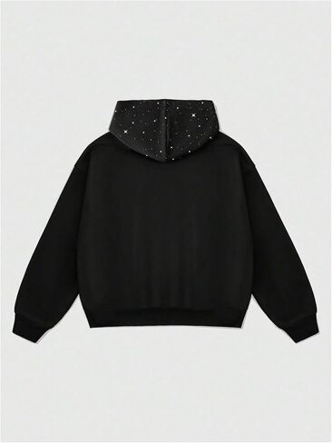 Men's Zip Up Hoodie Sweatshirts Star Graphic Long Sleeve Oversized Hooded Pullovers in Saudi Arabia
