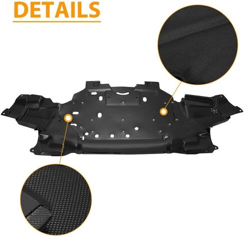 Front Under Engine Splash Shield Compatible with 2015-2020 H0nda Fit DX EX-L EX Fun Engine Under Cover Mudguard HO1228147 in Saudi Arabia