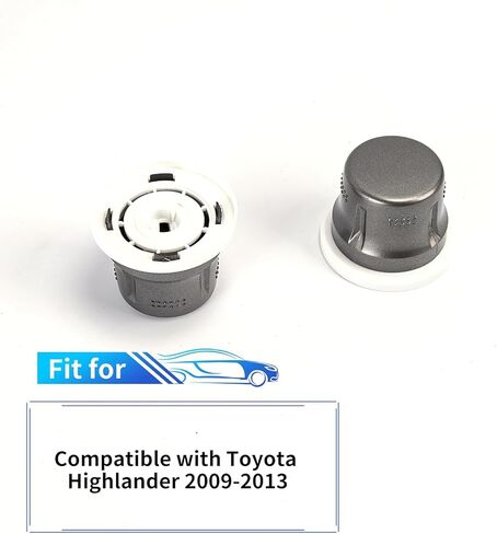 Rldym 2 Pcs Air Conditioning Control Knob Cover 55925-0E050 for Toyota Highlander 2009 2010 2011 2012 2013 in Saudi Arabia