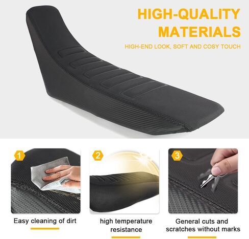 xitomer Seat Cover Compatible with KLX250 KLX250S KLX250SF 2009-2020 & KLX300 KLX300SM 2021-2025 Motorcycle Seat Cover, Waterproof Leather Seat Cushion Cover in Saudi Arabia