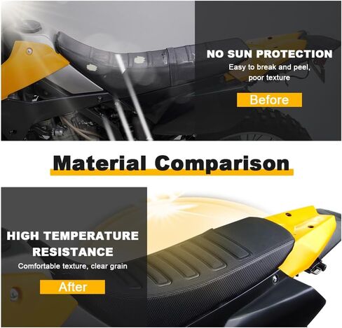 xitomer Seat Cover Compatible with KLX250 KLX250S KLX250SF 2009-2020 & KLX300 KLX300SM 2021-2025 Motorcycle Seat Cover, Waterproof Leather Seat Cushion Cover in Saudi Arabia