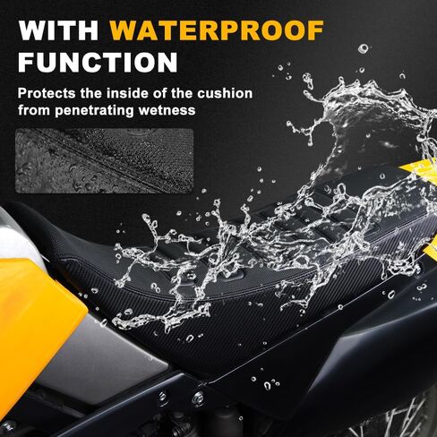xitomer Seat Cover Compatible with KLX250 KLX250S KLX250SF 2009-2020 & KLX300 KLX300SM 2021-2025 Motorcycle Seat Cover, Waterproof Leather Seat Cushion Cover in Saudi Arabia