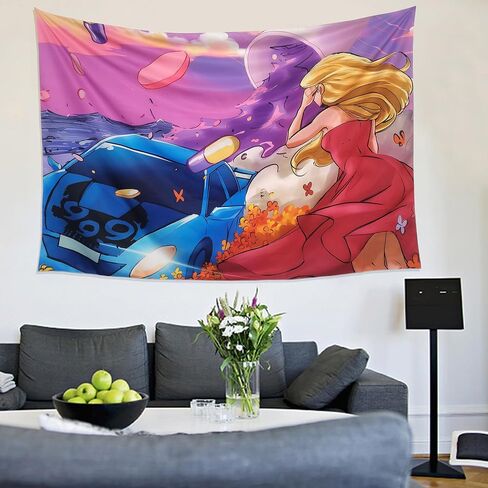 Lovgynnt Funny Tapestry Music juice Album Tapestry Rapper Wall Hanging Art Home Decor for Bedroom Living Room Apartment Dorm (60 x 40 In) in Saudi Arabia