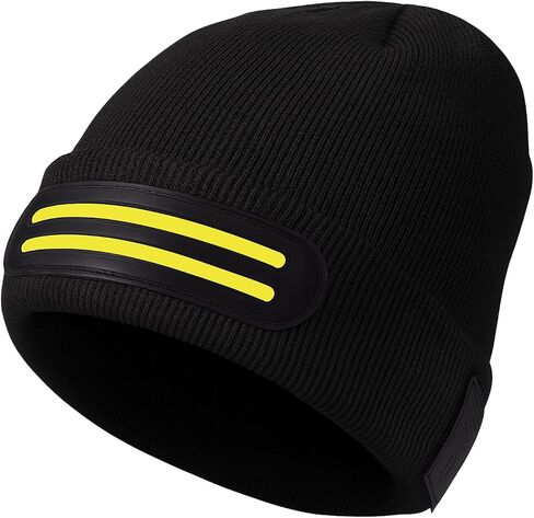 GRACETOP LED Beanie with Light – 230° Wide Beam USB Rechargeable Headlamp Beanie, Warm Winter Knitted Cap for Men & Women, Outdoor Gear & Gifts (Red) in Saudi Arabia