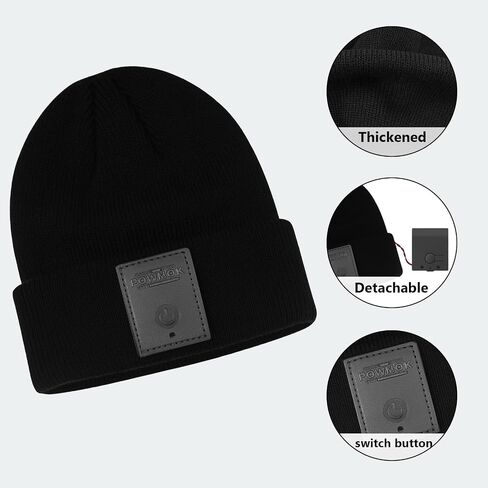 GRACETOP LED Beanie with Light – 230° Wide Beam USB Rechargeable Headlamp Beanie, Warm Winter Knitted Cap for Men & Women, Outdoor Gear & Gifts (Red) in Saudi Arabia