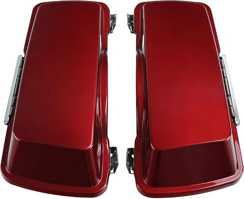 TCT-MOTORPARTS حقيبة سرج ممتدة باللون الأسود غير مطلي مقاس 5 بوصات تناسب Harley Touring Road King Street Electra Glide 1993-2013 Softail Heritage 84-17 in Saudi Arabia